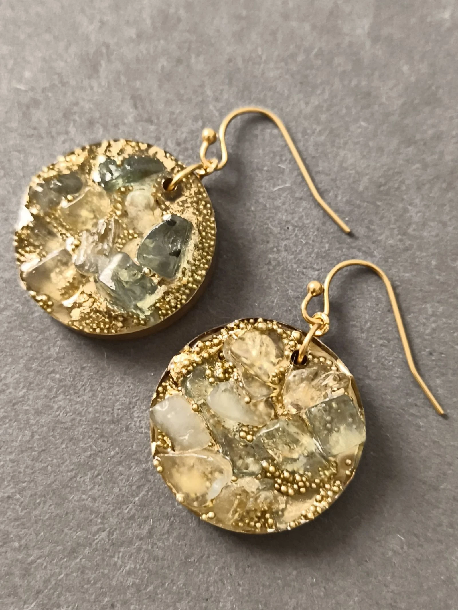 Boucles d'oreilles aigue marine  – photo 3